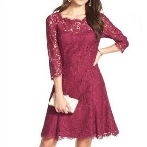 Eliza J Lace Fit and Flare